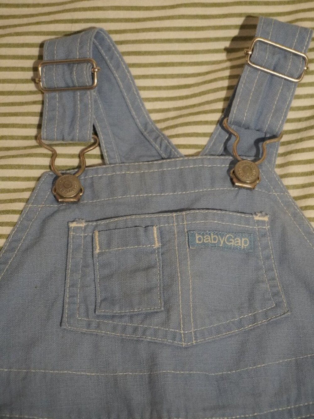 Vintage Baby Gap Cargo Overalls 18-24M 100% Cotton - Picture 3 of 5